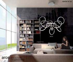 Aros Ceiling Lights Mantra Semi Flush Fittings